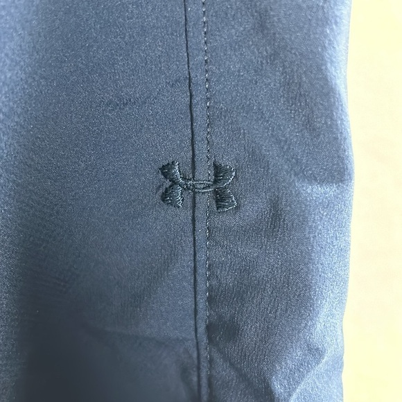 Under Armour Blue Loose Fit Heat Gear Golf Shorts -Size 34 - Picture 2 of 8
